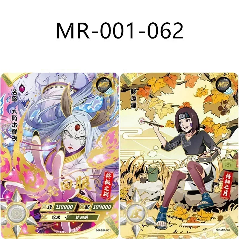 Genuine Naruto Set Card Full Range GP CP SP MR PR or AR NR UR ZR Cards Uzumaki Naruto Anime Collectible Cards Toys Gifts