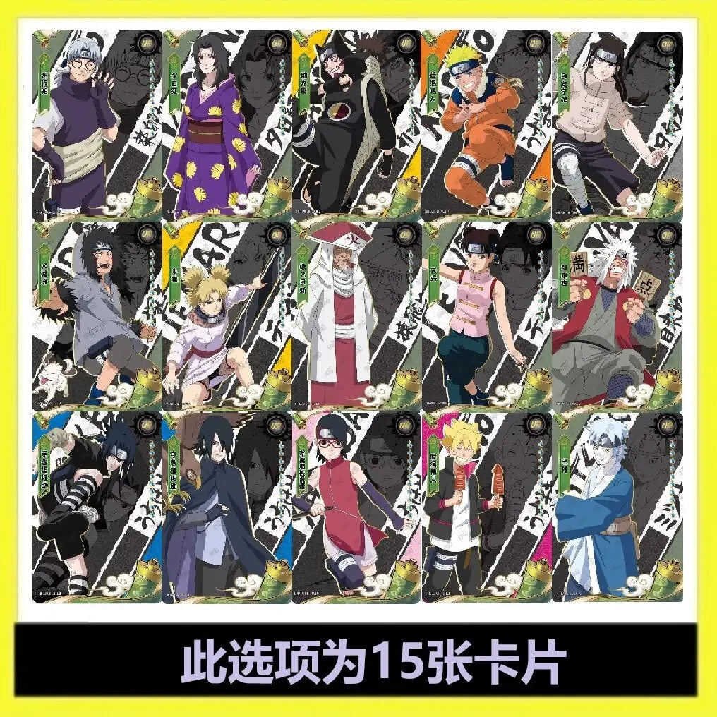 Genuine Naruto Set Card Full Range GP CP SP MR PR or AR NR UR ZR Cards Uzumaki Naruto Anime Collectible Cards Toys Gifts