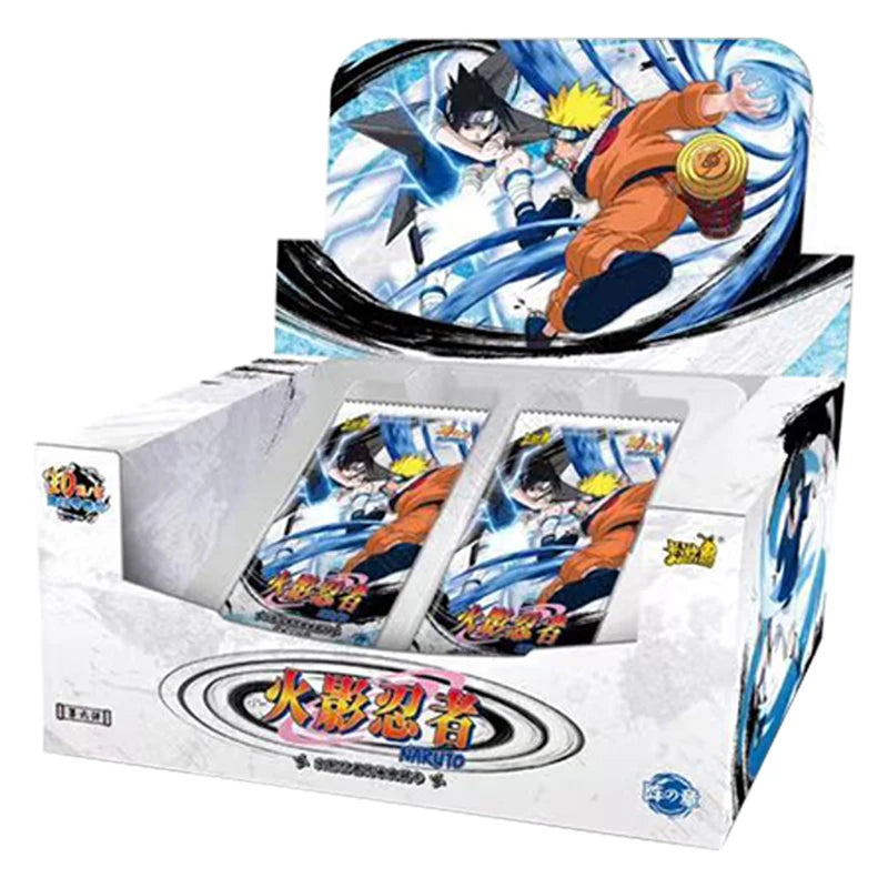 Genuine Naruto Cards Box Anime Figure Card Booster Pack Sasuke Collection Flash Card Toy Birthday Christmas Gift for Kids