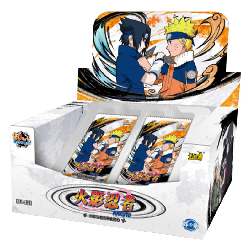 Genuine Naruto Cards Box Anime Figure Card Booster Pack Sasuke Collection Flash Card Toy Birthday Christmas Gift for Kids