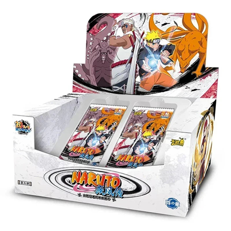 Genuine Naruto Cards Box Anime Figure Card Booster Pack Sasuke Collection Flash Card Toy Birthday Christmas Gift for Kids