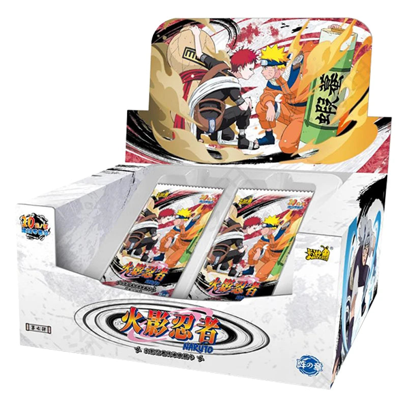 Genuine Naruto Cards Box Anime Figure Card Booster Pack Sasuke Collection Flash Card Toy Birthday Christmas Gift for Kids