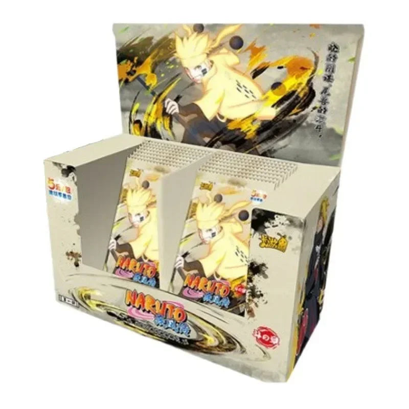 Genuine Naruto Cards Box Anime Figure Card Booster Pack Sasuke Collection Flash Card Toy Birthday Christmas Gift for Kids