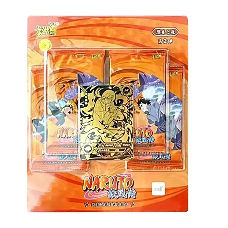 Genuine Naruto Cards Box Anime Figure Card Booster Pack Sasuke Collection Flash Card Toy Birthday Christmas Gift for Kids