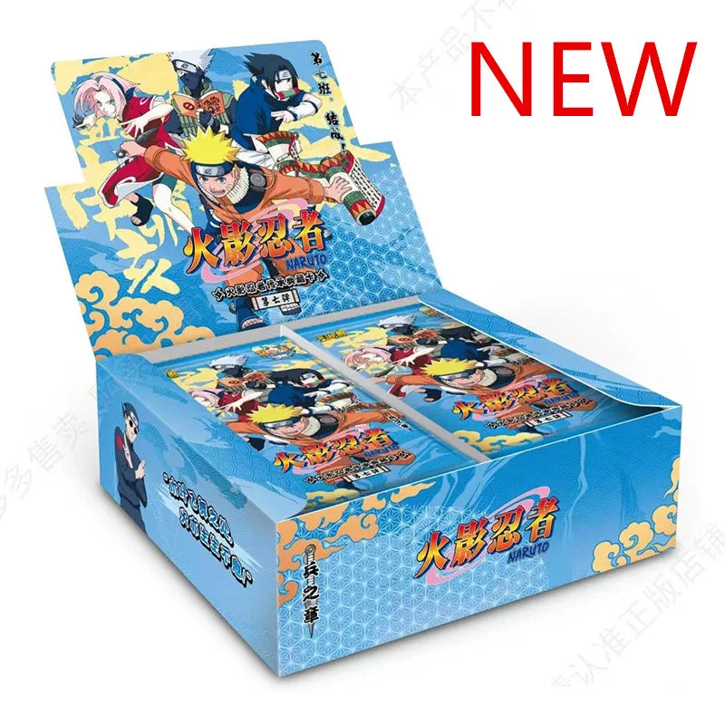 Genuine Naruto Cards Box Anime Figure Card Booster Pack Sasuke Collection Flash Card Toy Birthday Christmas Gift for Kids