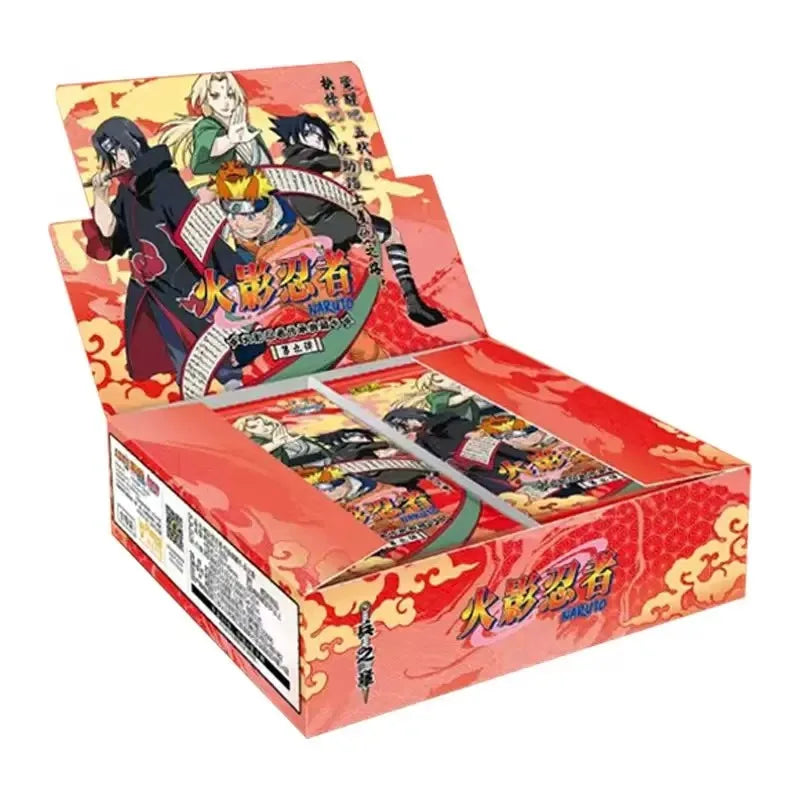 Genuine Naruto Cards Box Anime Figure Card Booster Pack Sasuke Collection Flash Card Toy Birthday Christmas Gift for Kids